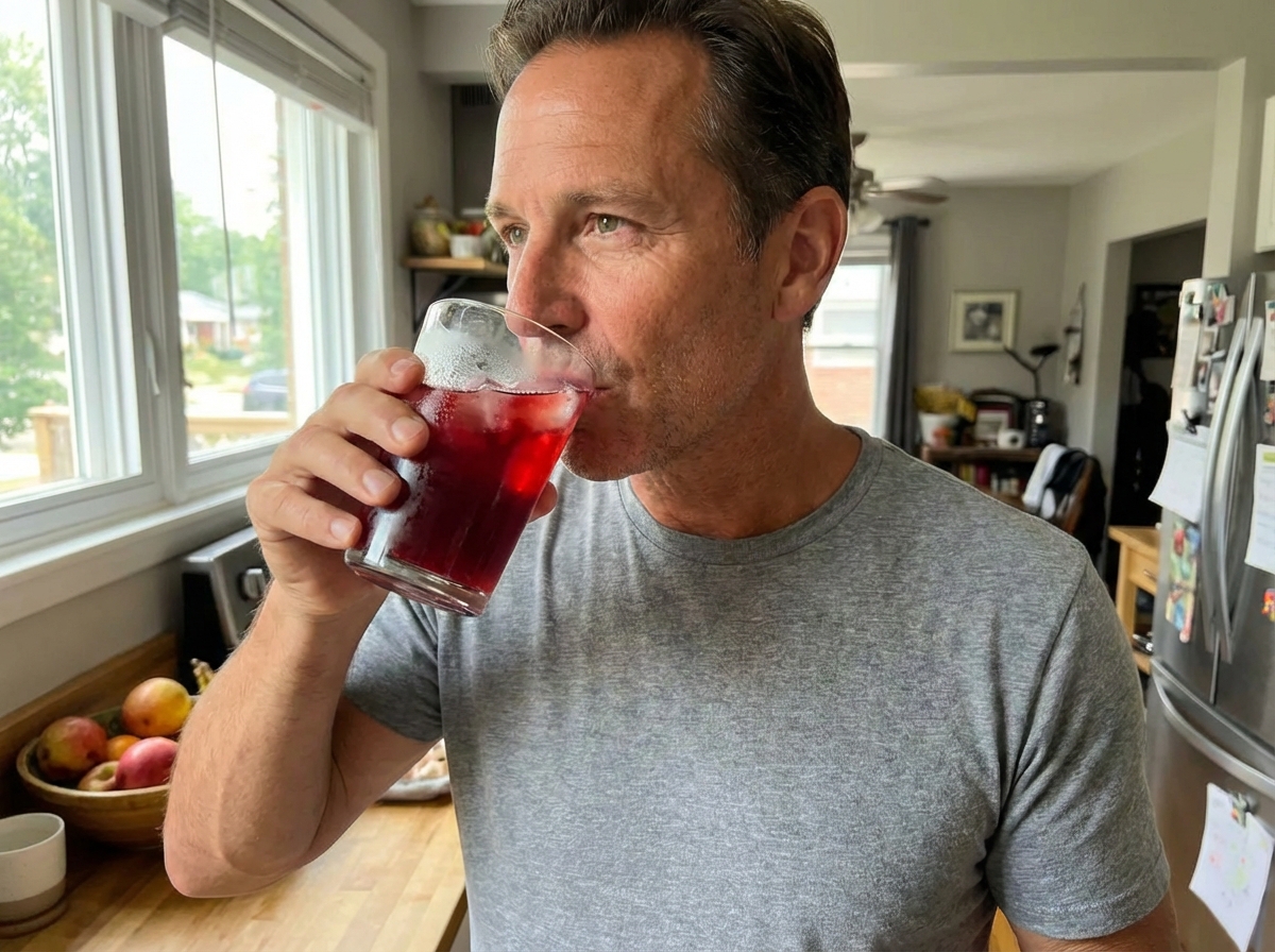 Melanin Activator powder mixed in glass